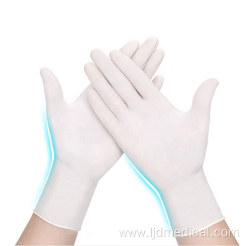 Disposable medical powder free examination nitrile gloves